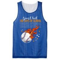 I Just Hit 100 Days Of School Baseball 100th Day Of School Cute Gift Mesh Reversible Basketball Jersey Tank