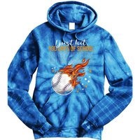 I Just Hit 100 Days Of School Baseball 100th Day Of School Cute Gift Tie Dye Hoodie