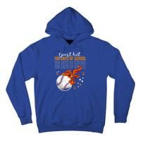 I Just Hit 100 Days Of School Baseball 100th Day Of School Cute Gift Tall Hoodie