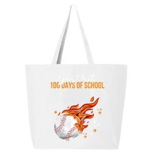 I Just Hit 100 Days Of School Baseball 100th Day Of School Cute Gift 25L Jumbo Tote