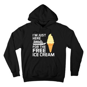 IM Just Here For The Free Ice Cream Funny Cruise 2024 Hoodie