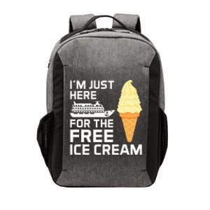 IM Just Here For The Free Ice Cream Funny Cruise 2024 Vector Backpack