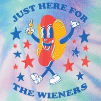I'm Just Here For The Wieners 4th Of July Shirts Legacy Tie Dye Trucker Hat