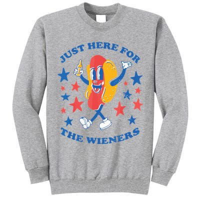 I'm Just Here For The Wieners 4th Of July Shirts Tall Sweatshirt