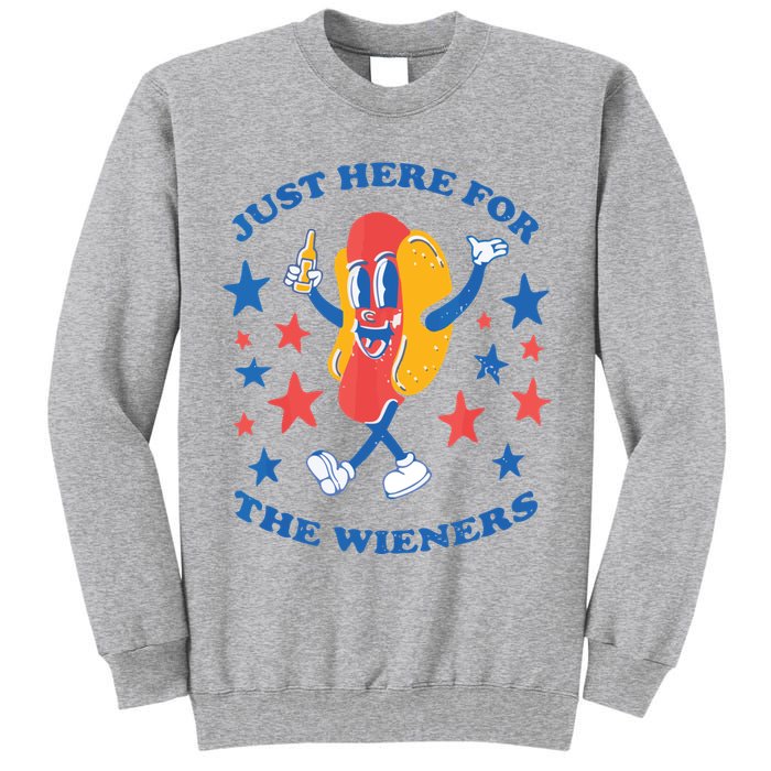 I'm Just Here For The Wieners 4th Of July Shirts Tall Sweatshirt