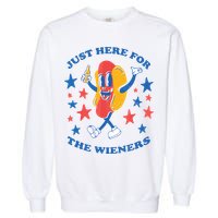 I'm Just Here For The Wieners 4th Of July Shirts Garment-Dyed Sweatshirt