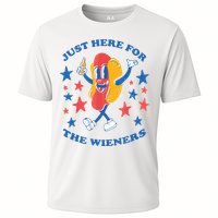 I'm Just Here For The Wieners 4th Of July Shirts Cooling Performance Crew T-Shirt