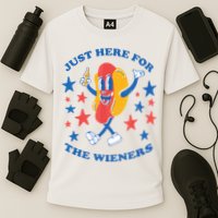 I'm Just Here For The Wieners 4th Of July Shirts Cooling Performance Crew T-Shirt