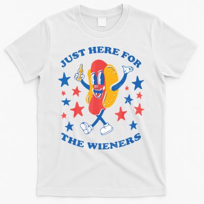 I'm Just Here For The Wieners 4th Of July Shirts T-Shirt