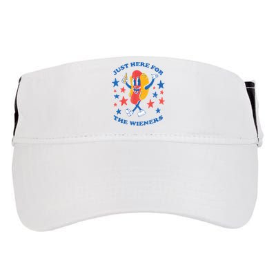 I'm Just Here For The Wieners 4th Of July Shirts Adult Drive Performance Visor
