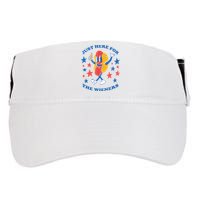 I'm Just Here For The Wieners 4th Of July Shirts Adult Drive Performance Visor