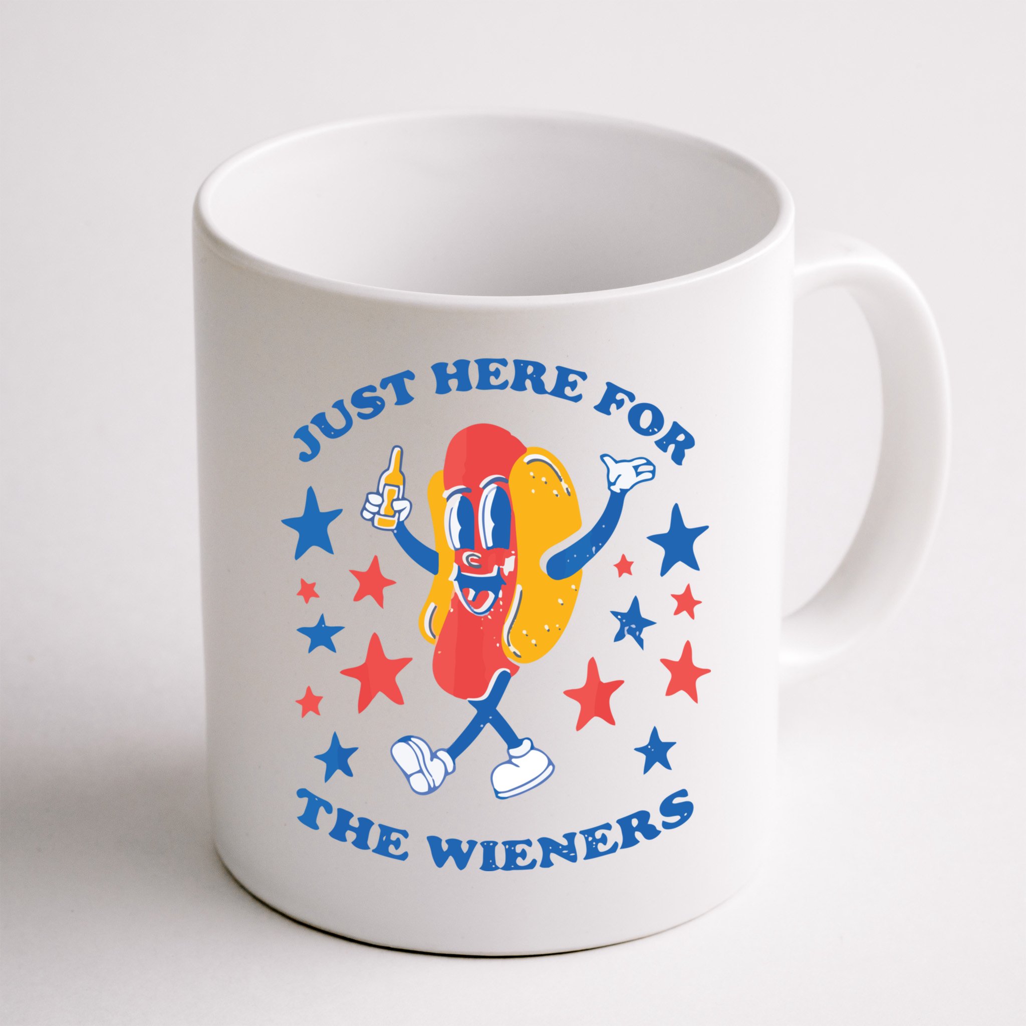 I'm Just Here For The Wieners 4th Of July Shirts Mug