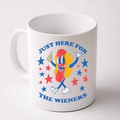 I'm Just Here For The Wieners 4th Of July Shirts Mug