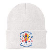 I'm Just Here For The Wieners 4th Of July Shirts Knit Cap Winter Beanie