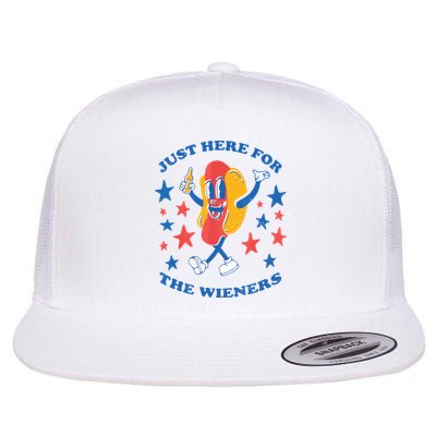 I'm Just Here For The Wieners 4th Of July Shirts Flatbill Hat