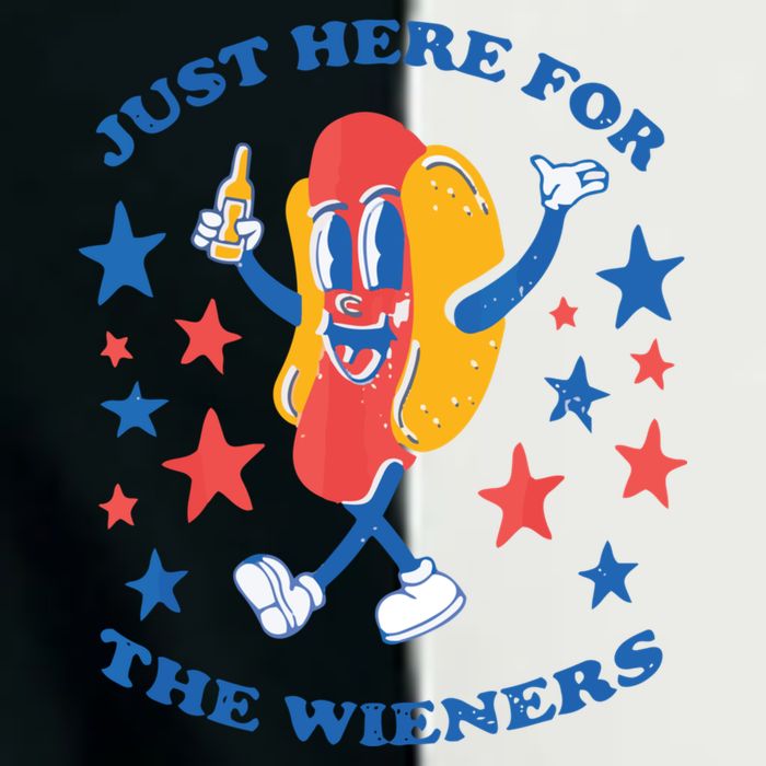 I'm Just Here For The Wieners 4th Of July Shirts Infant Baby Jersey Bodysuit