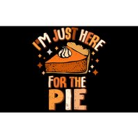 IM Just Here For The Pie Thanksgiving Fall Autumn Retro Bumper Sticker