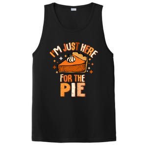 IM Just Here For The Pie Thanksgiving Fall Autumn Retro PosiCharge Competitor Tank