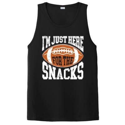 IM Just Here For The Snacks Funny Football Watching PosiCharge Competitor Tank