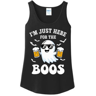 IM Just Here For The Boos Halloween Costume Ladies Essential Tank