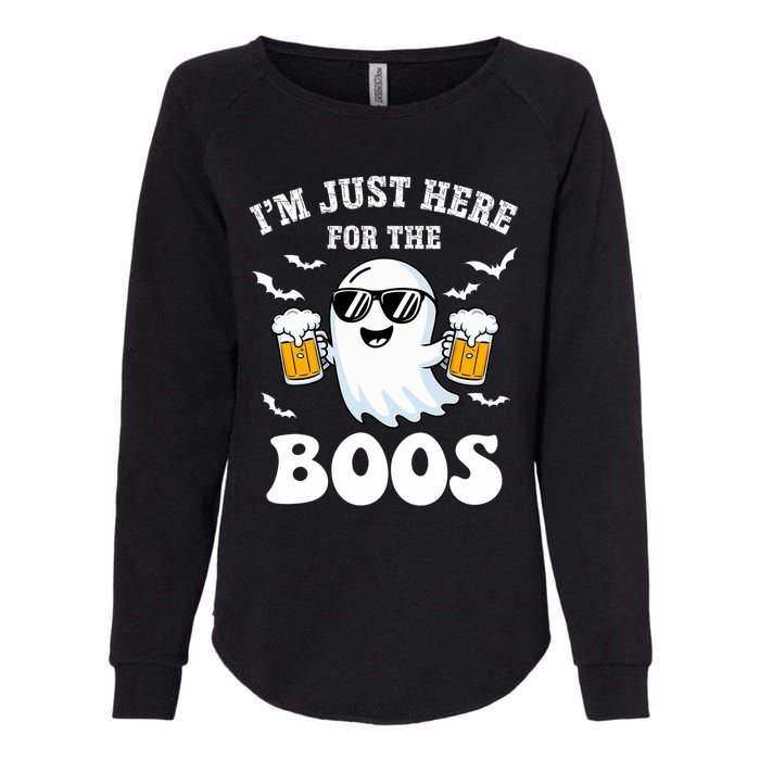 IM Just Here For The Boos Halloween Costume Womens California Wash Sweatshirt