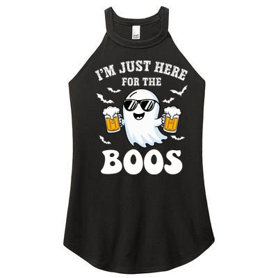 IM Just Here For The Boos Halloween Costume Women's Perfect Tri Rocker Tank