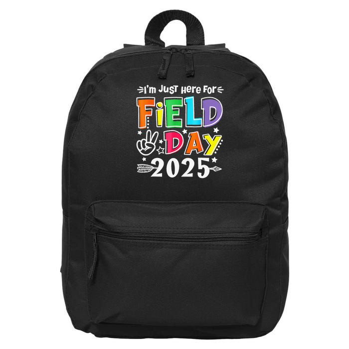 Im Just Here For Field Day 2025 For Teacher Field Day 16 in Basic Backpack