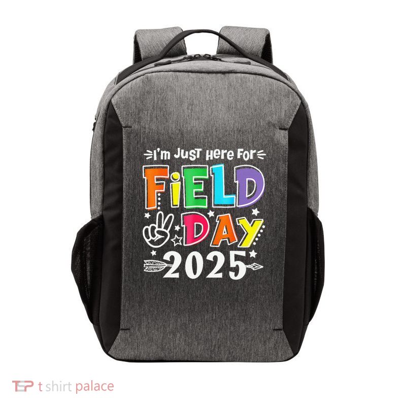 Im Just Here For Field Day 2025 For Teacher Field Day Vector Backpack