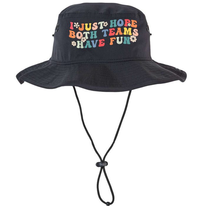 I Just Hope Both Teams Have Fun Funny Football Bucket Hat