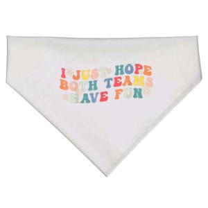 I Just Hope Both Teams Have Fun Funny Football USA-Made Doggie Bandana