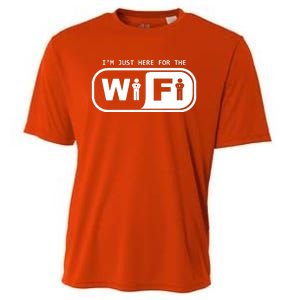 Im Just Here For The Wifi Cooling Performance Crew T-Shirt