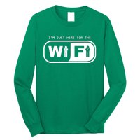 Im Just Here For The Wifi Long Sleeve Shirt