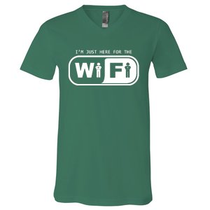 Im Just Here For The Wifi V-Neck T-Shirt