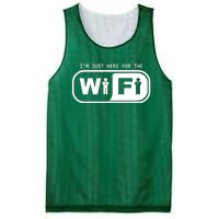 Im Just Here For The Wifi Mesh Reversible Basketball Jersey Tank