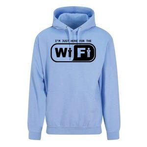 Im Just Here For The Wifi Unisex Surf Hoodie