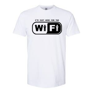 Im Just Here For The Wifi Softstyle CVC T-Shirt