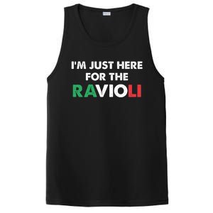 I'm Just Here For The Ravioli Shirt Funny Italian Food PosiCharge Competitor Tank