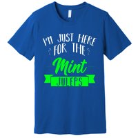 I'm Just Here For The Mint Juleps Fun Derby Funny Gift Premium T-Shirt