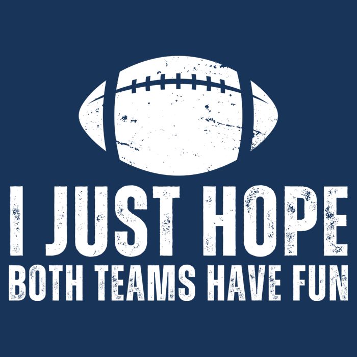 I Just Hope Both Teams Have Fun American Football 16 in Basic Backpack