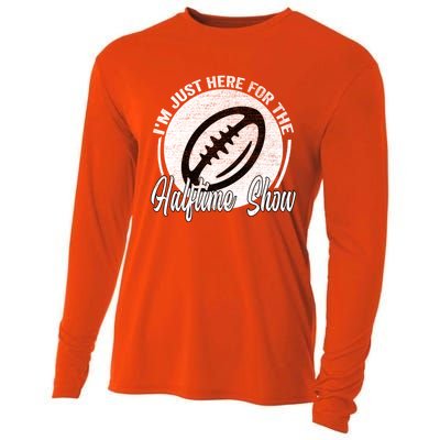 Im Just Here For The Halftime Show Gift Cooling Performance Long Sleeve Crew