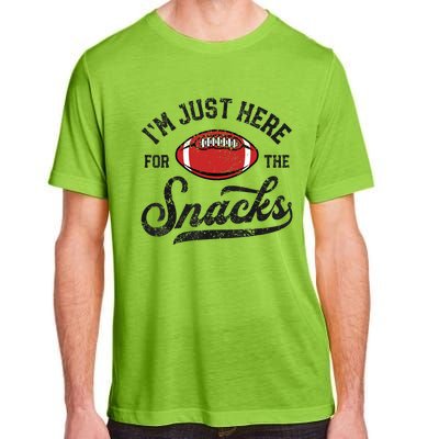 IM Just Here For The Snacks Funny Fantasy Football League Adult ChromaSoft Performance T-Shirt