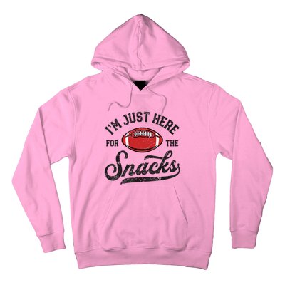 IM Just Here For The Snacks Funny Fantasy Football League Hoodie