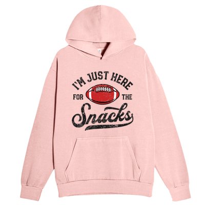 IM Just Here For The Snacks Funny Fantasy Football League Urban Pullover Hoodie