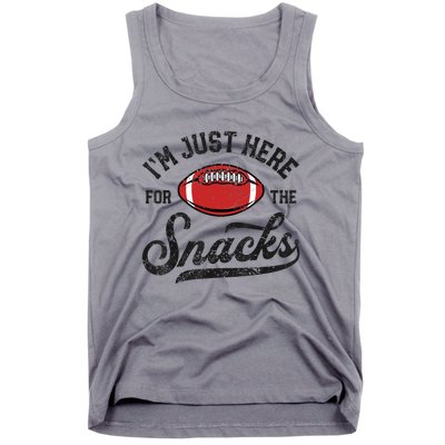 IM Just Here For The Snacks Funny Fantasy Football League Tank Top