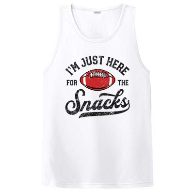 IM Just Here For The Snacks Funny Fantasy Football League PosiCharge Competitor Tank