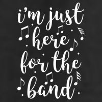 I'm Just Here For The Band Marching Halftime Show Microfiber Hand Towel