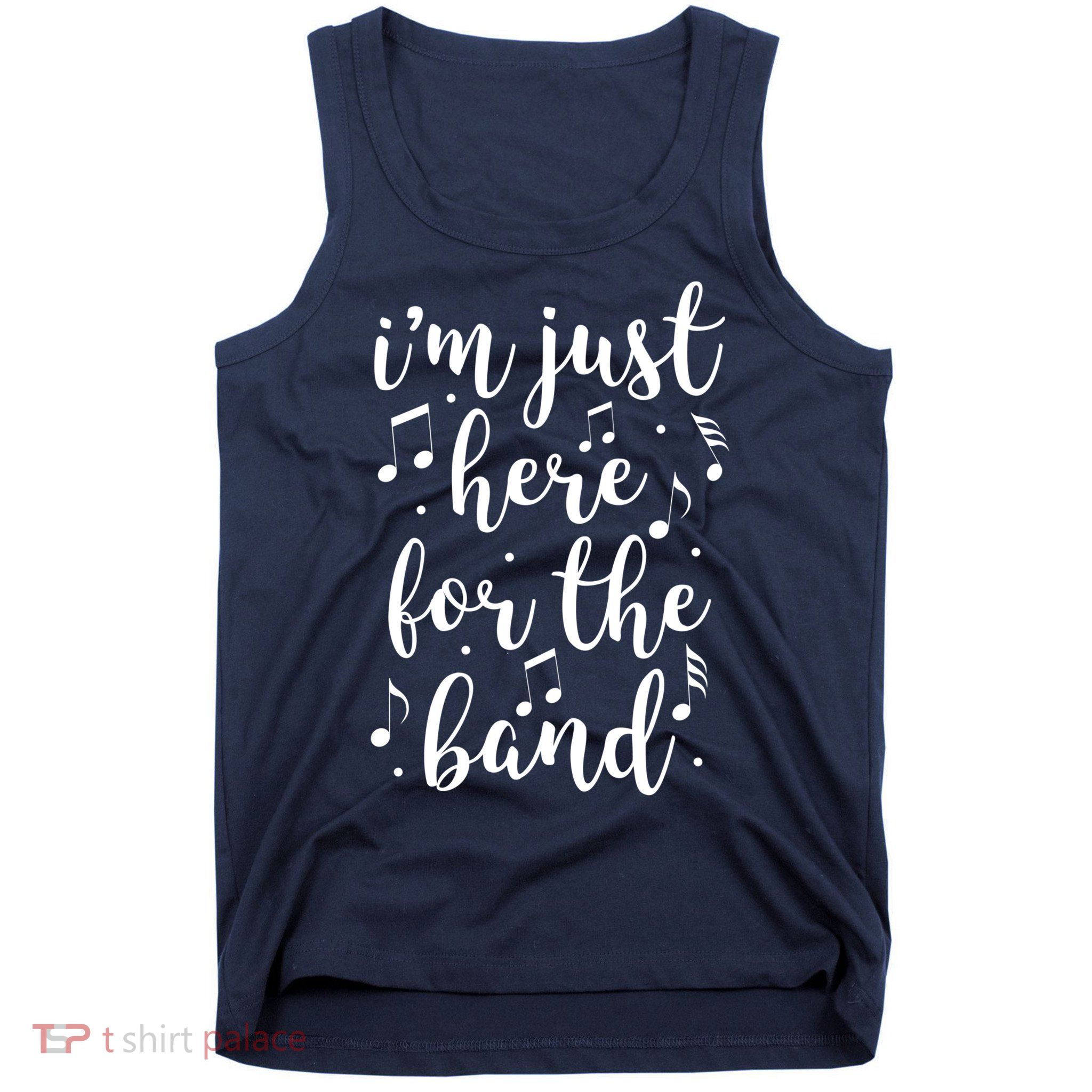 I'm Just Here For The Band Marching Halftime Show Tank Top