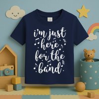 I'm Just Here For The Band Marching Halftime Show Toddler T-Shirt