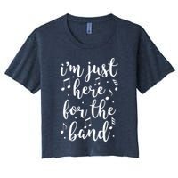 I'm Just Here For The Band Marching Halftime Show Crop Top