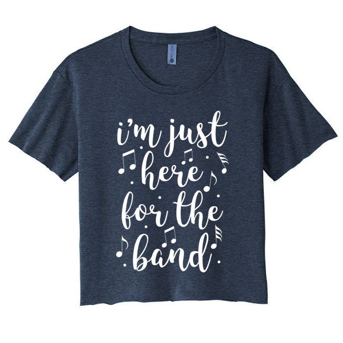 I'm Just Here For The Band Marching Halftime Show Crop Top